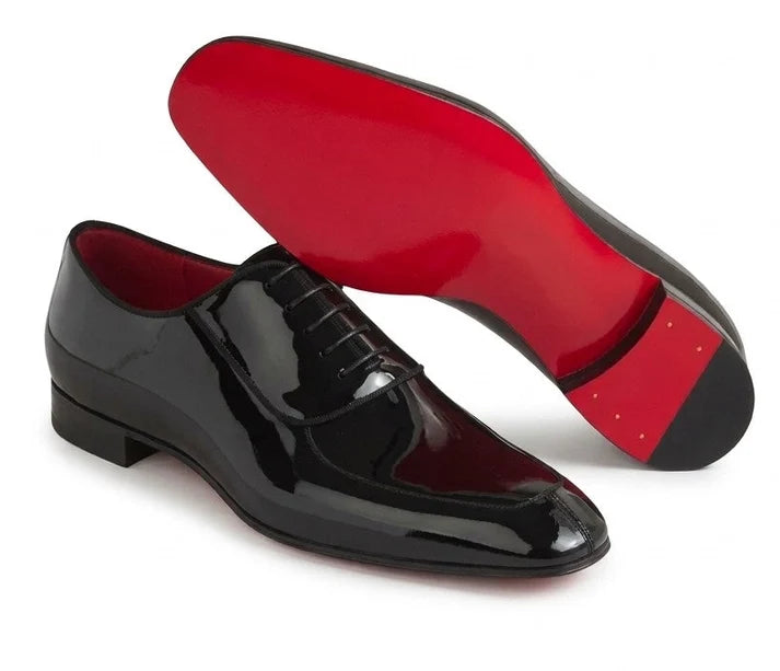 Oxford Shoes: Glossy Black Dress Shoes